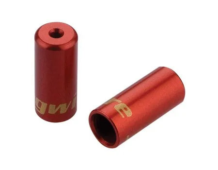 BOT192-2RJ Koncovka otevřená 4mm, Al, červená