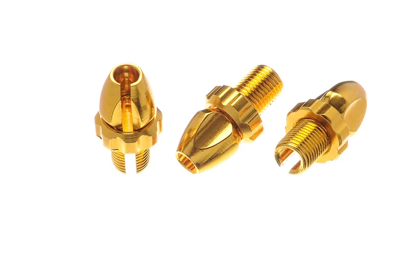 Šroub nastavitelný, průměr 10mm, zlatý