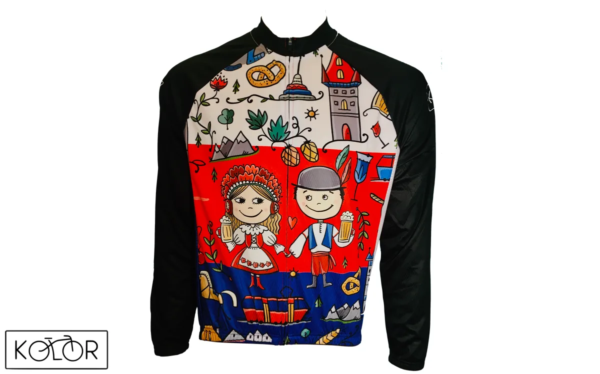 Unisex dres s dlouhým rukávem KOLOR Czech- trikolóra