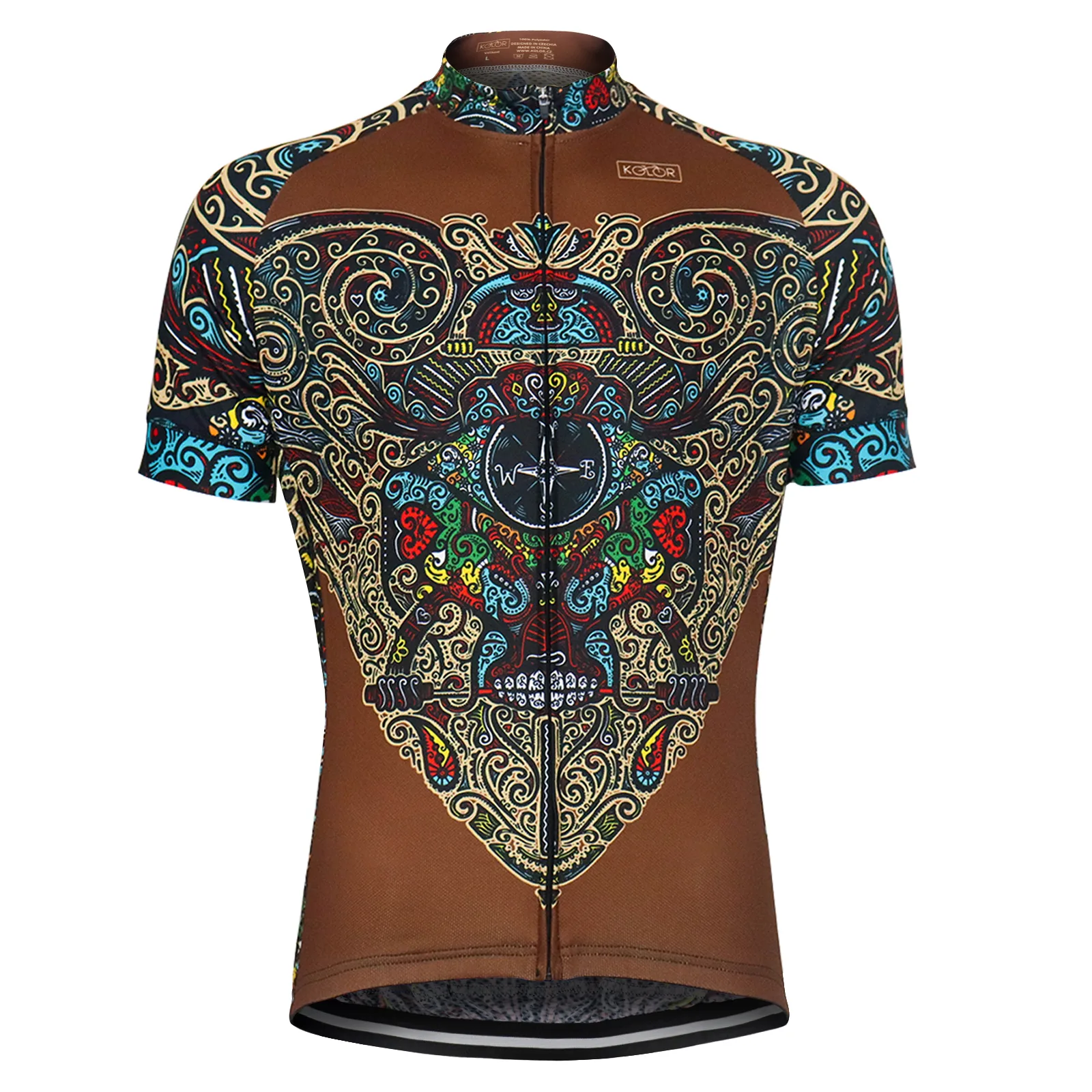 Unisex dres s krátkým rukávem KOLOR Ghost Rider- hnědý