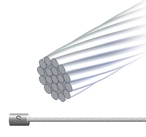 12RG3050 - 1,2x3500 mm, ocelové lanko řadicí galvanizované