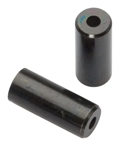 BOT115-4H koncovka otvorená 4mm, mosazná černá