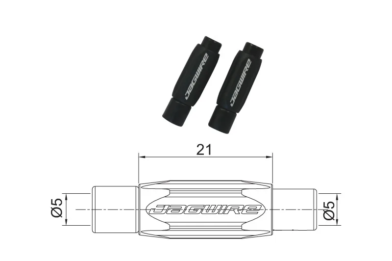 BSA058 nast. skrutka pro silniční brzdy,5mm černá