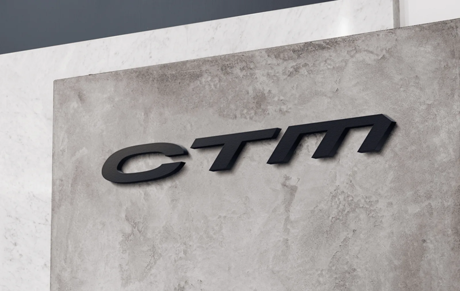 3D CTM logo, velké