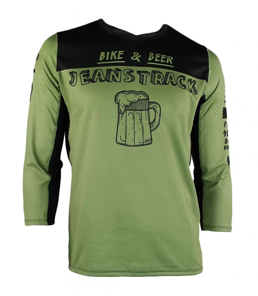 MTB dres s 3/4 rukávy JeansTrack BB Green