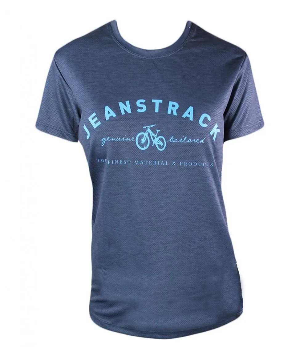 Dámský MTB dres s krátkým rukávem JeansTrack Whip Blue