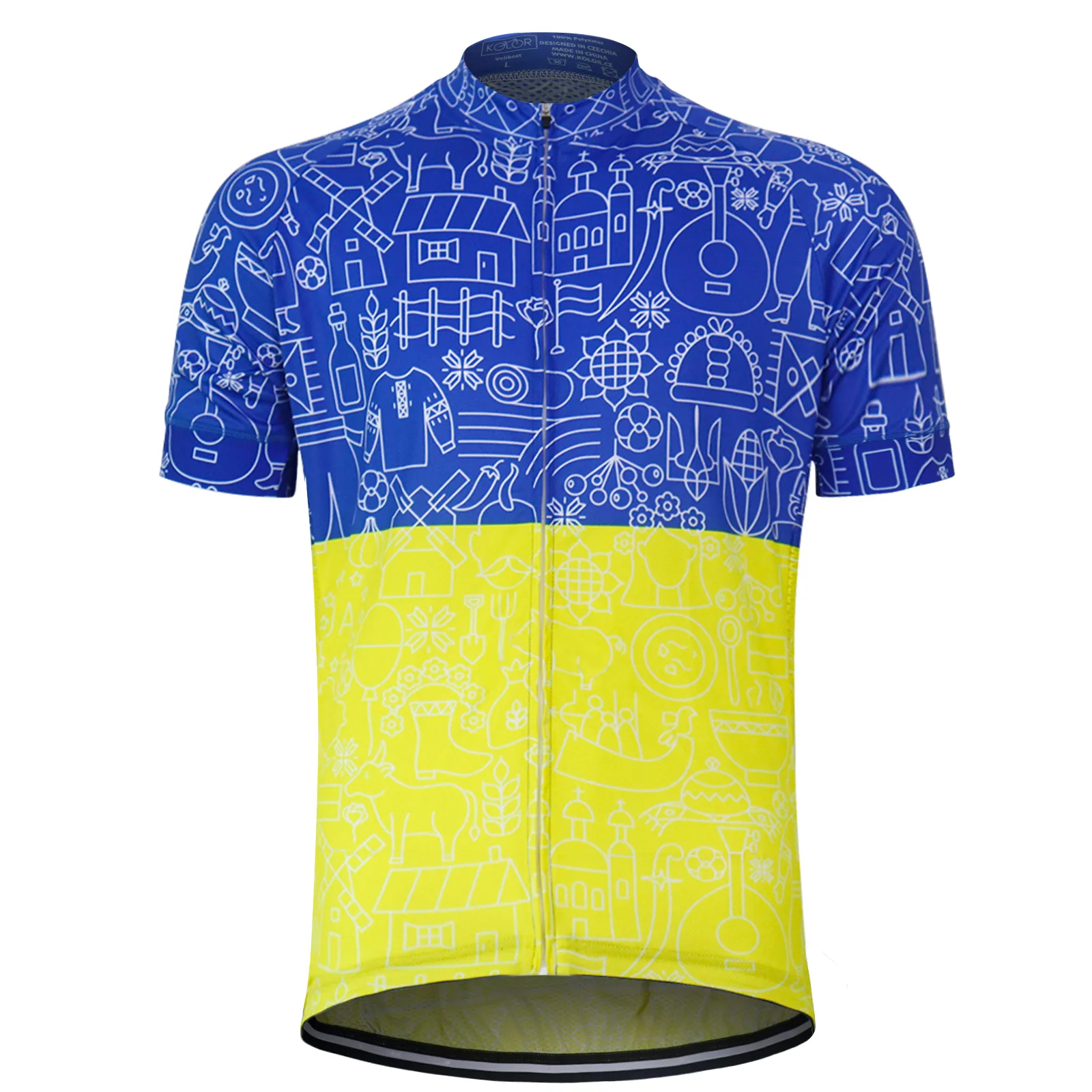 Unisex dres s krátkým rukávem KOLOR - Support Ukraine