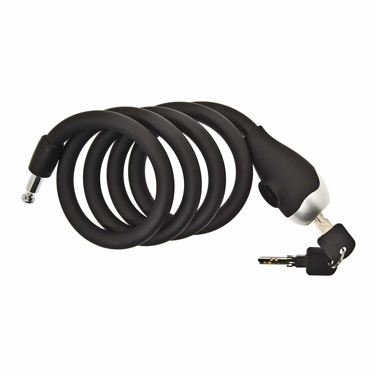 Lankový zámek BRN Silicone Spirale Black