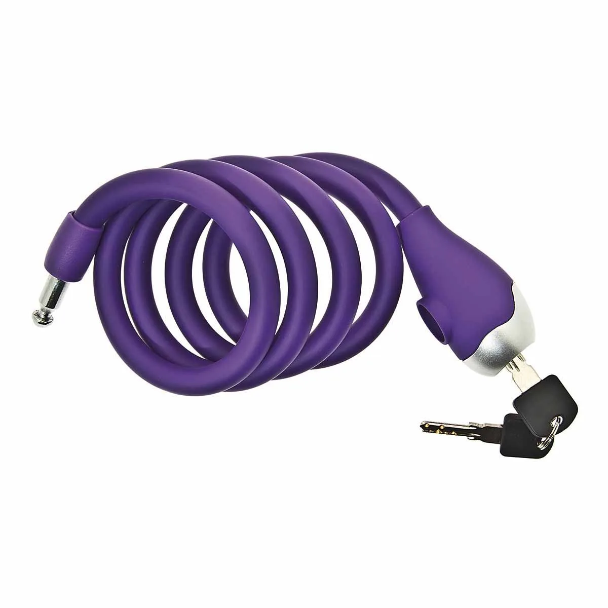 Lankový zámek BRN Silicone Spirale Lila