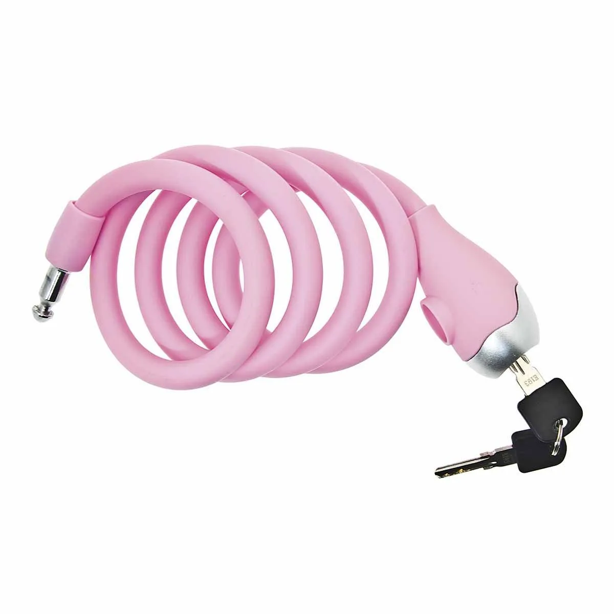 Lankový zámek BRN Silicone Spirale Pink
