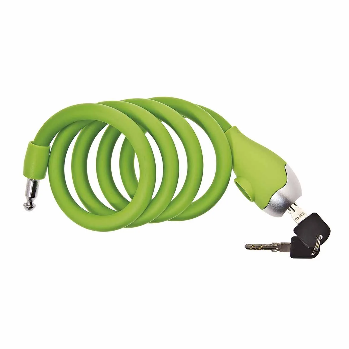 Lankový zámek BRN Silicone Spirale Green
