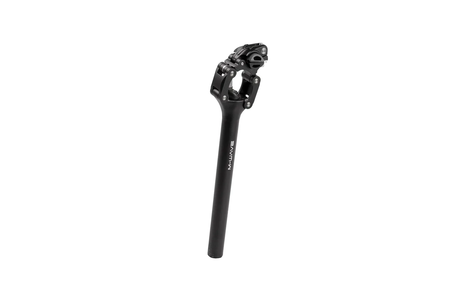 Odpružená sedlovka M-WAVE Vario, paralelogramová, černá, 27,2 mm