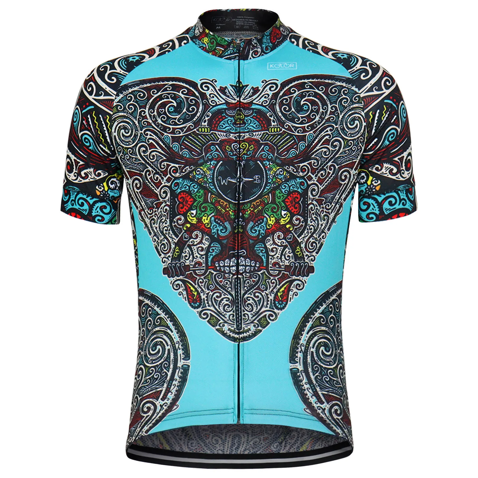 Unisex dres s krátkým rukávem KOLOR Ghost Rider - modrý