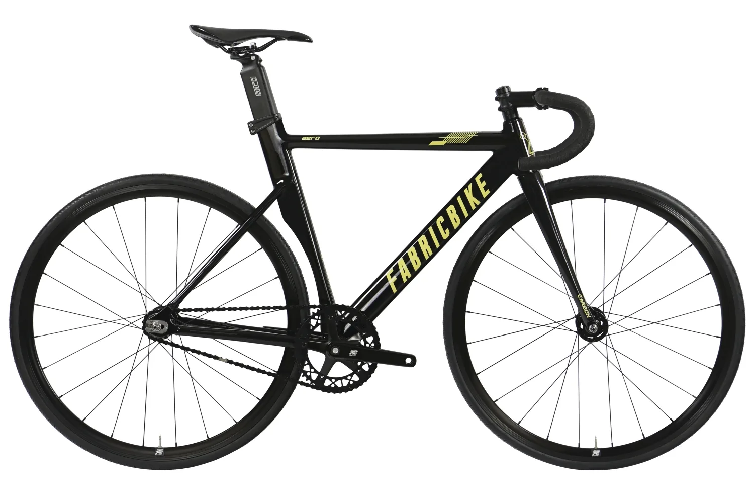 FabricBike Fixie/single speed kolo Aero Glossy Black/gold