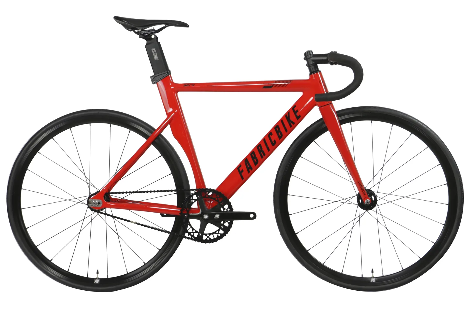 FabricBike Fixie/single speed kolo Aero Glossy Red/black