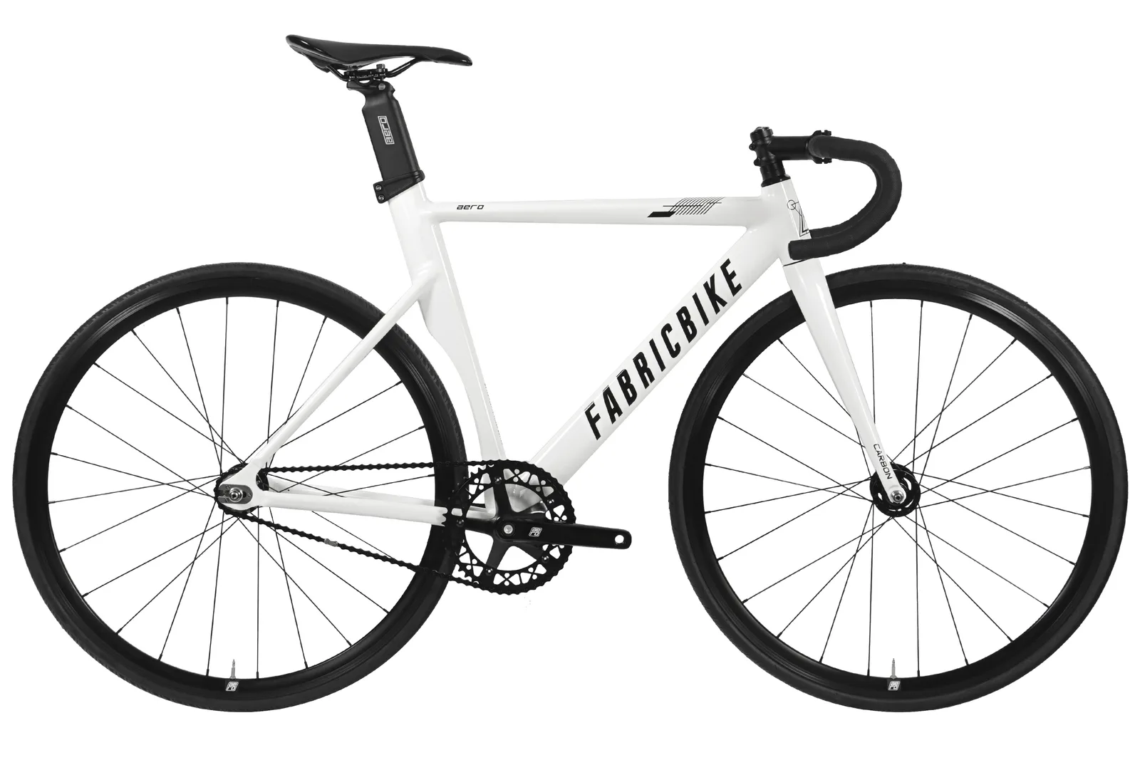 FabricBike Fixie/single speed kolo Aero Glossy White/Black
