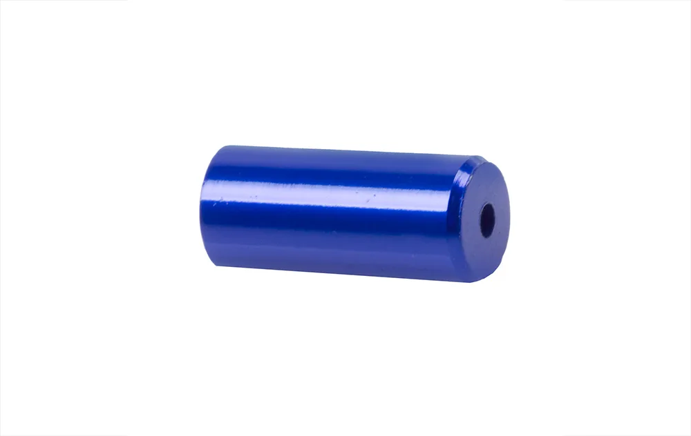 Koncovka řadícího bowdenu, CNC, 4,1mm, modrá