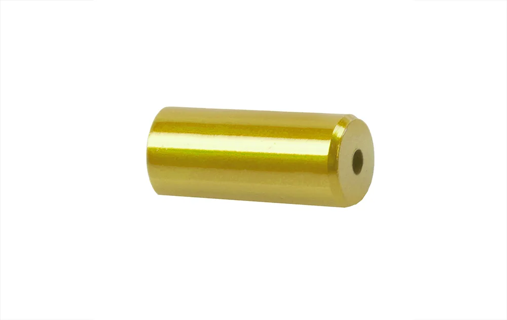 Koncovka řadícího bowdenu, CNC, 4,1mm, zlatá