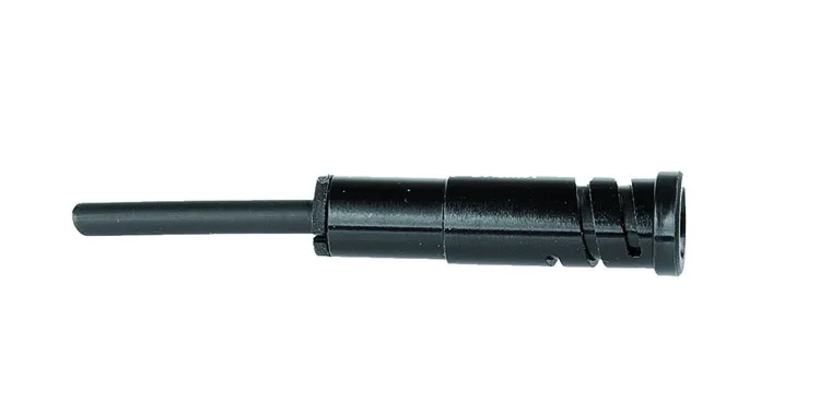 Koncovka řadícího bowdenu s trubičkou, plast., 4mm, 10ks