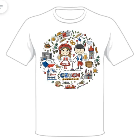 Funkční triko KOLOR Czech 2024 - Front