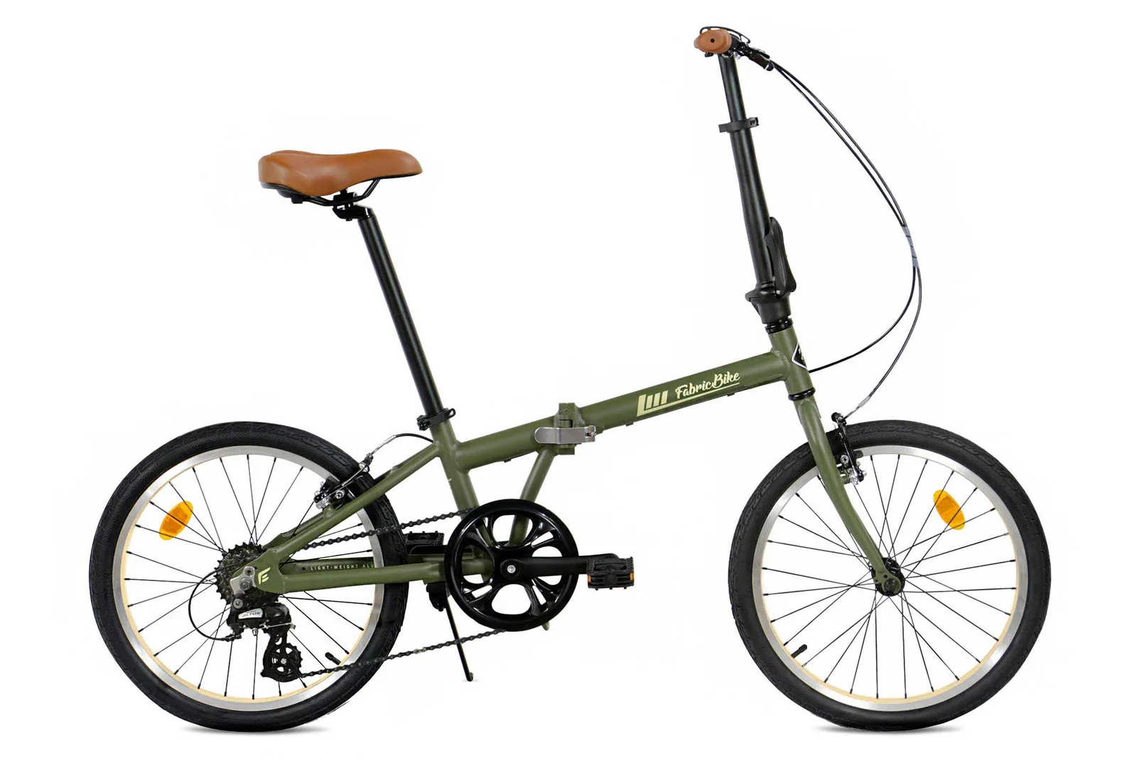 Skládací kolo FabricBike  7-rychlostní - zelené
