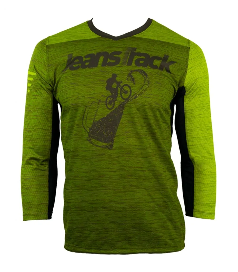 MTB dres s 3/4 rukávy JeansTrack BB Khaki