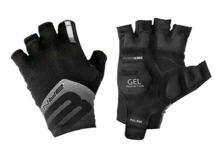 Krátké cyklistické rukavice BRN Light-Pro Black