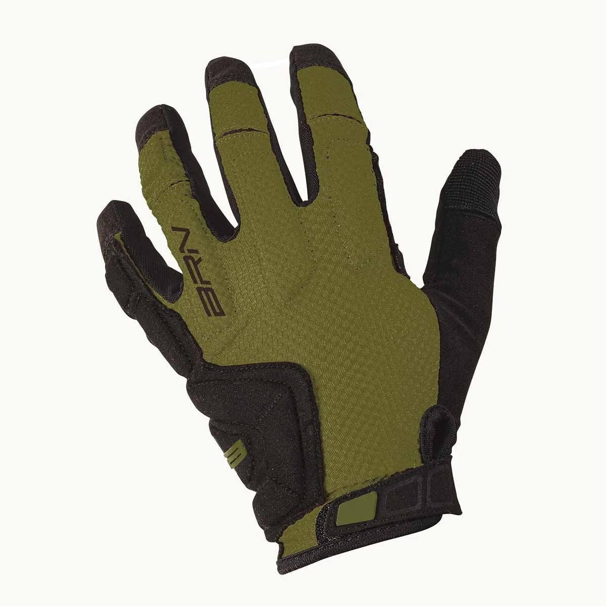 Enduro cyklistické rukavice BRN Pump Olive