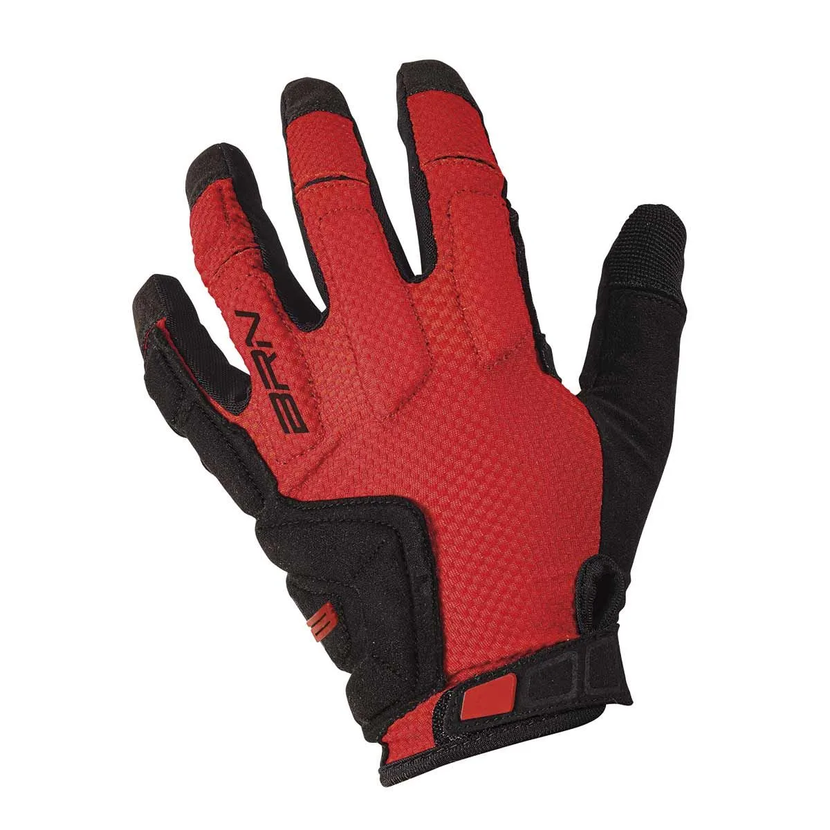 Enduro cyklistické rukavice BRN Pump Red