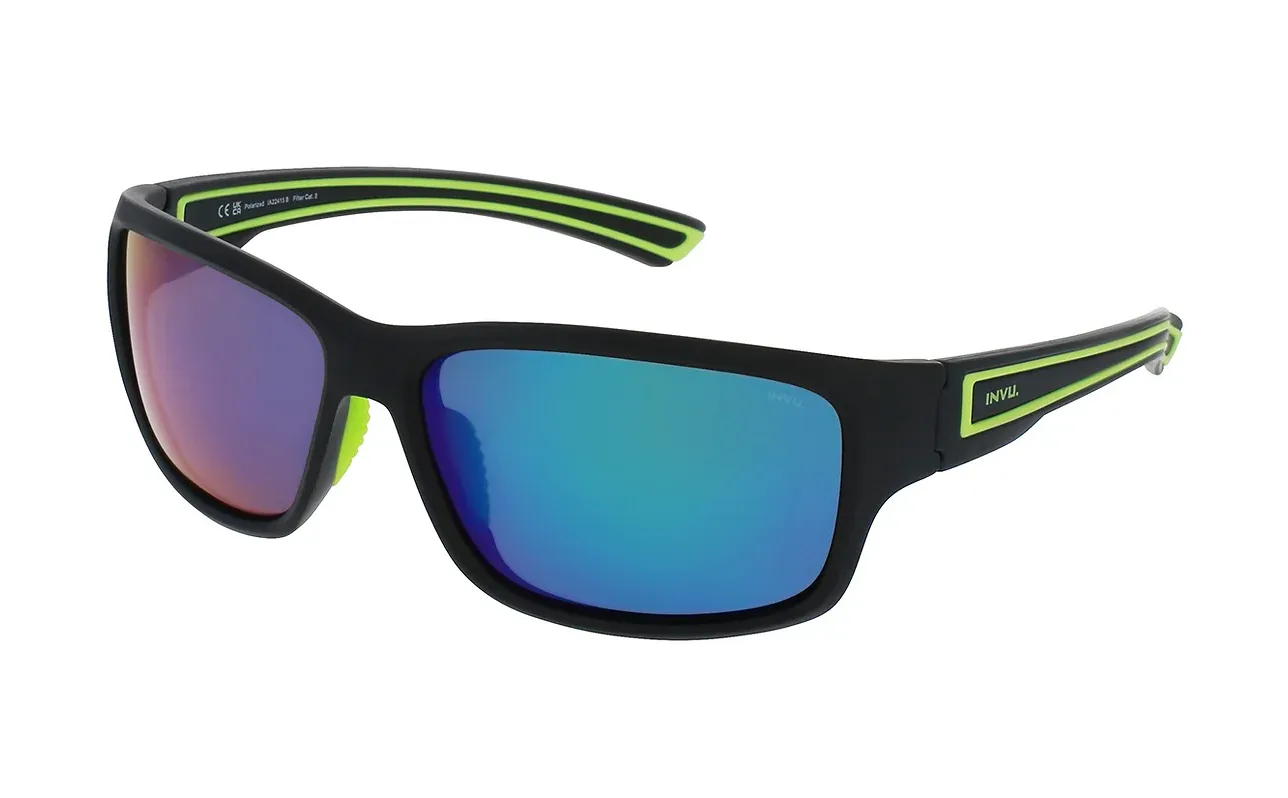 Sportovní brýle INVU 22415 Matt Black/Lime
