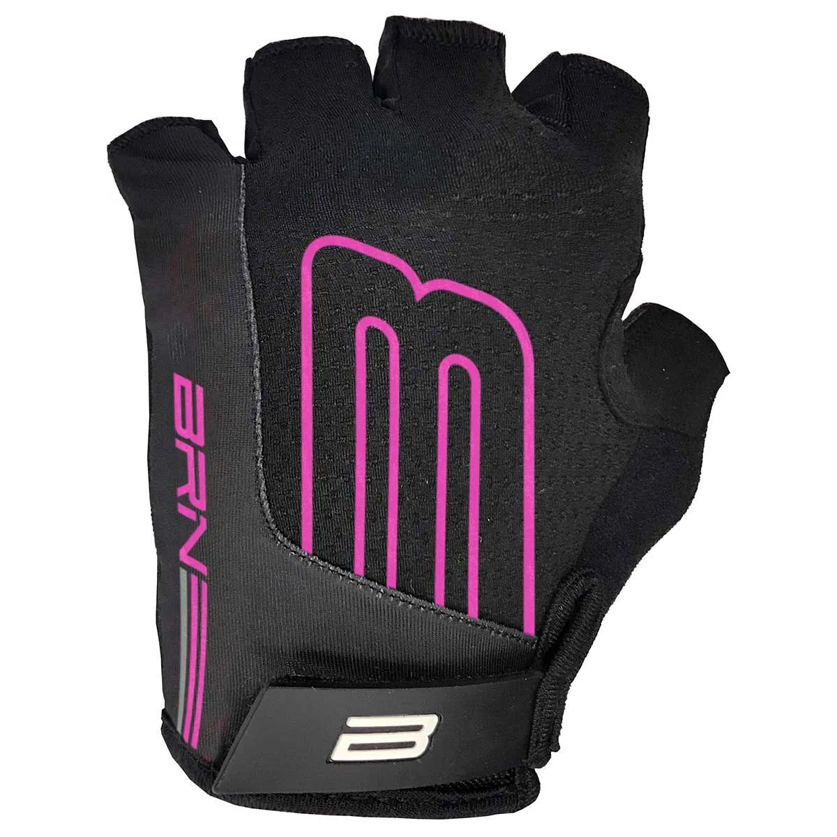 Krátké cyklistické rukavice BRN Gel PRO Bend - Fuchsia