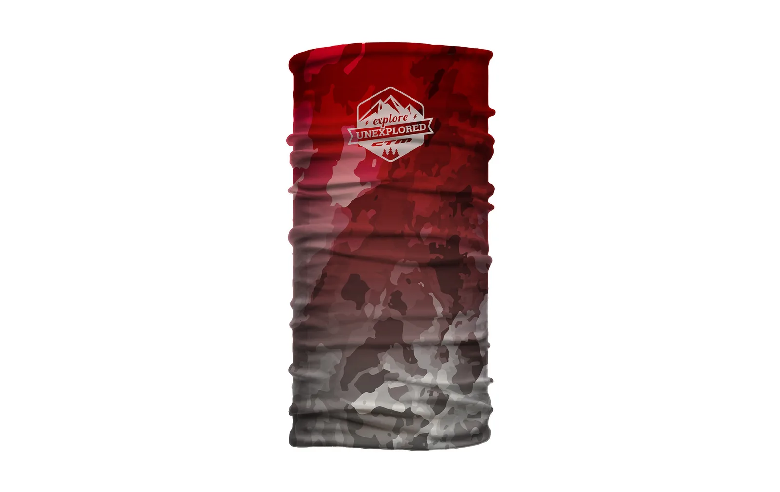 Šátek CTM WRAP, Marble badge červená