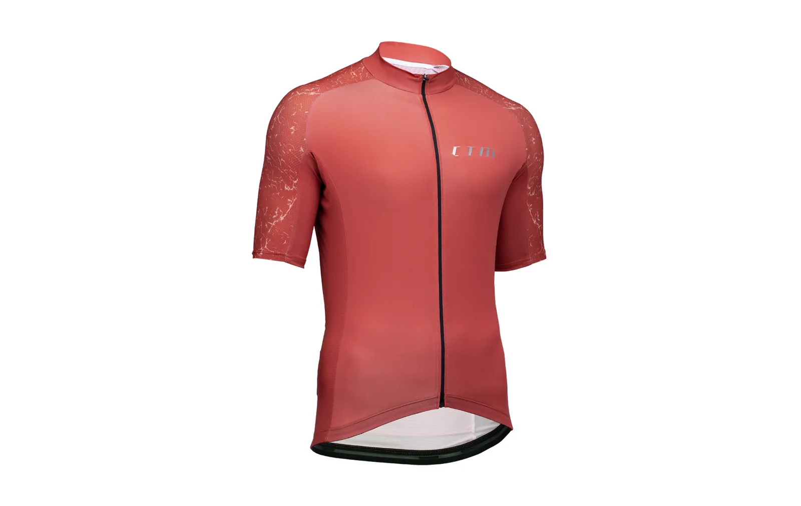 Dres CTM ROAK, na zip, cihlová červená