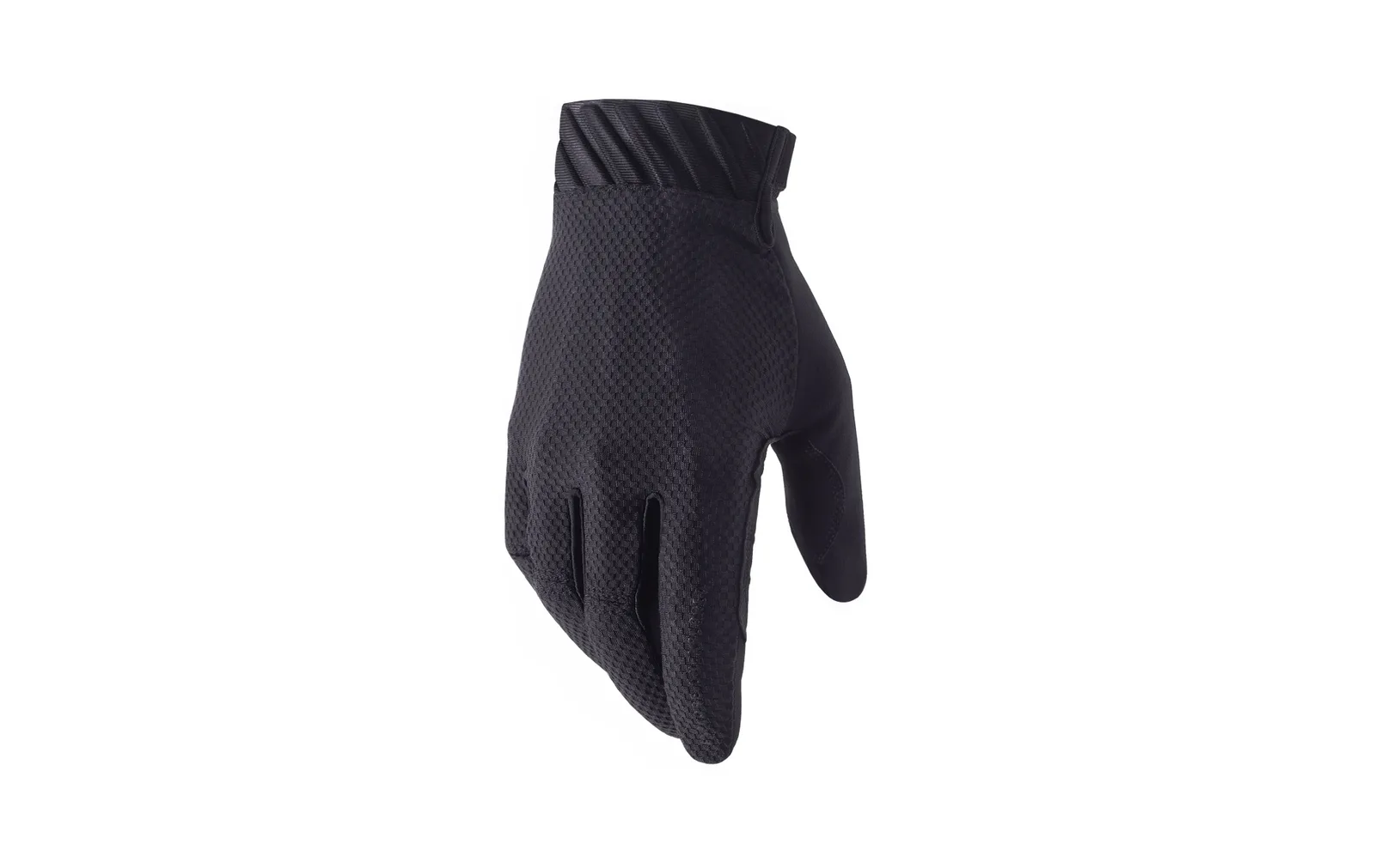 Rukavice CTM Pathyst dlhe, velcro, XL, čierne