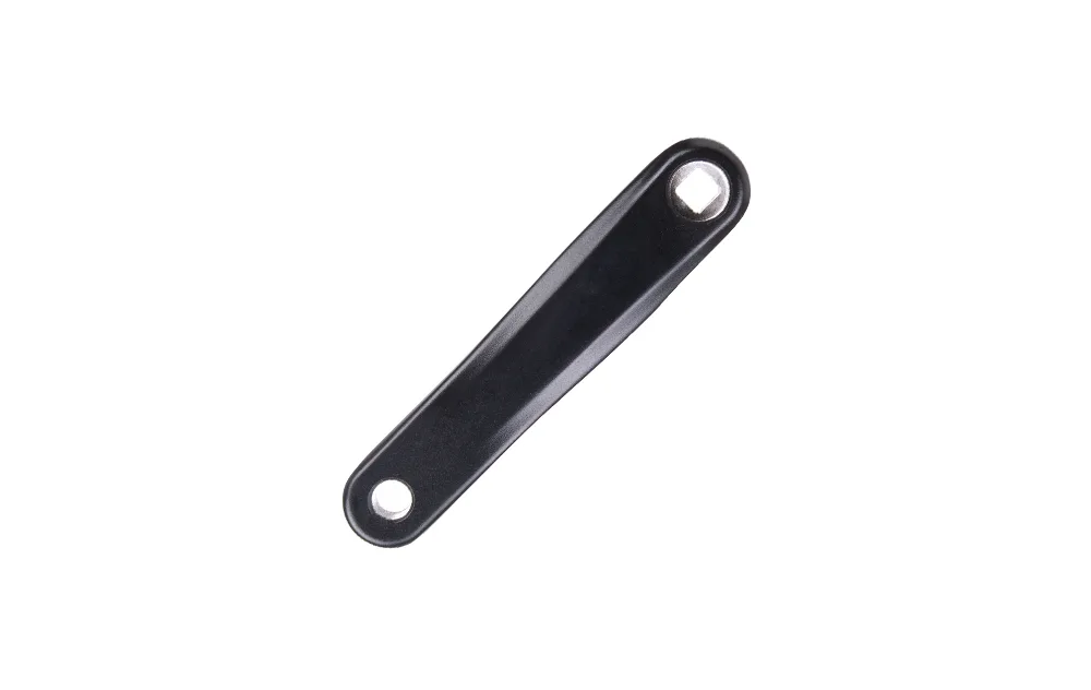 Kľuka ľavá duralová, čierna 152mm
