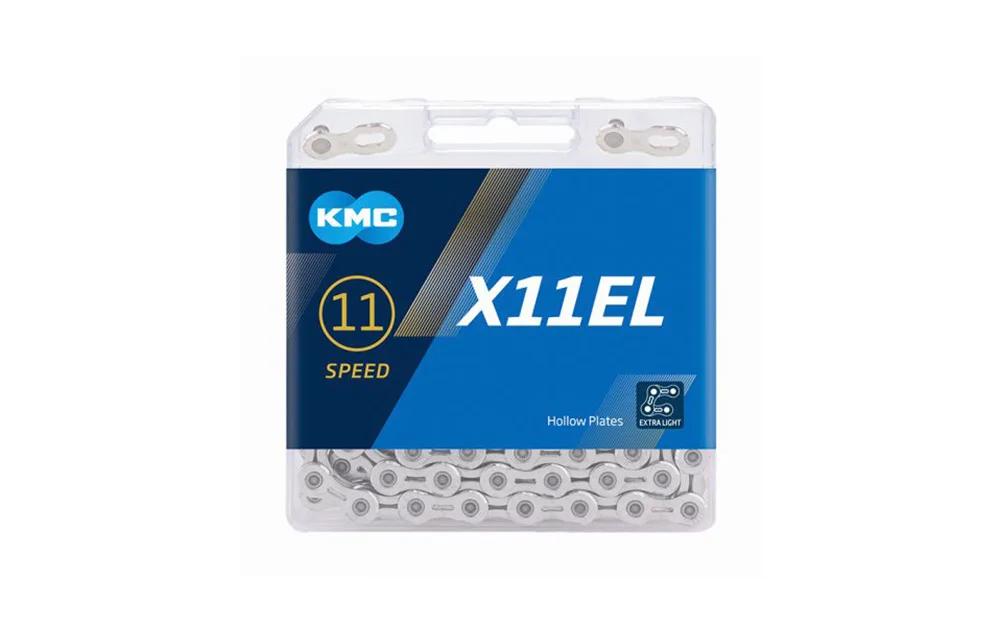 Reťaz X11El, strieborná, 11-kolo, 118 čl.