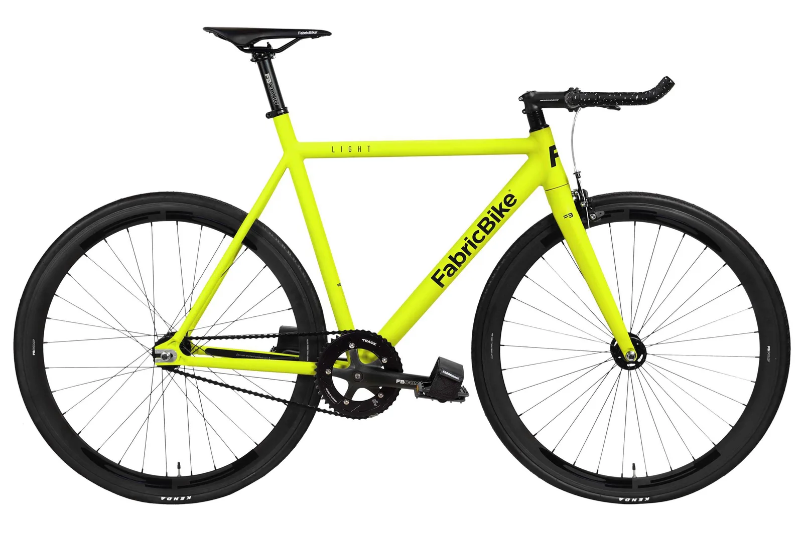 FabricBike Fixie/SingleSpeed kolo Light - Lime Yellow
