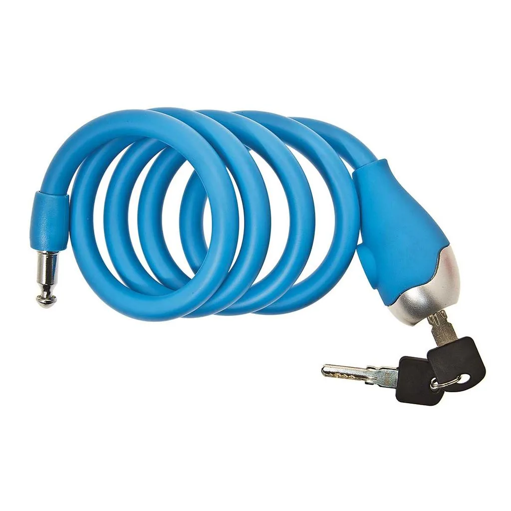 Lankový zámek BRN Silicone Spirale Blue