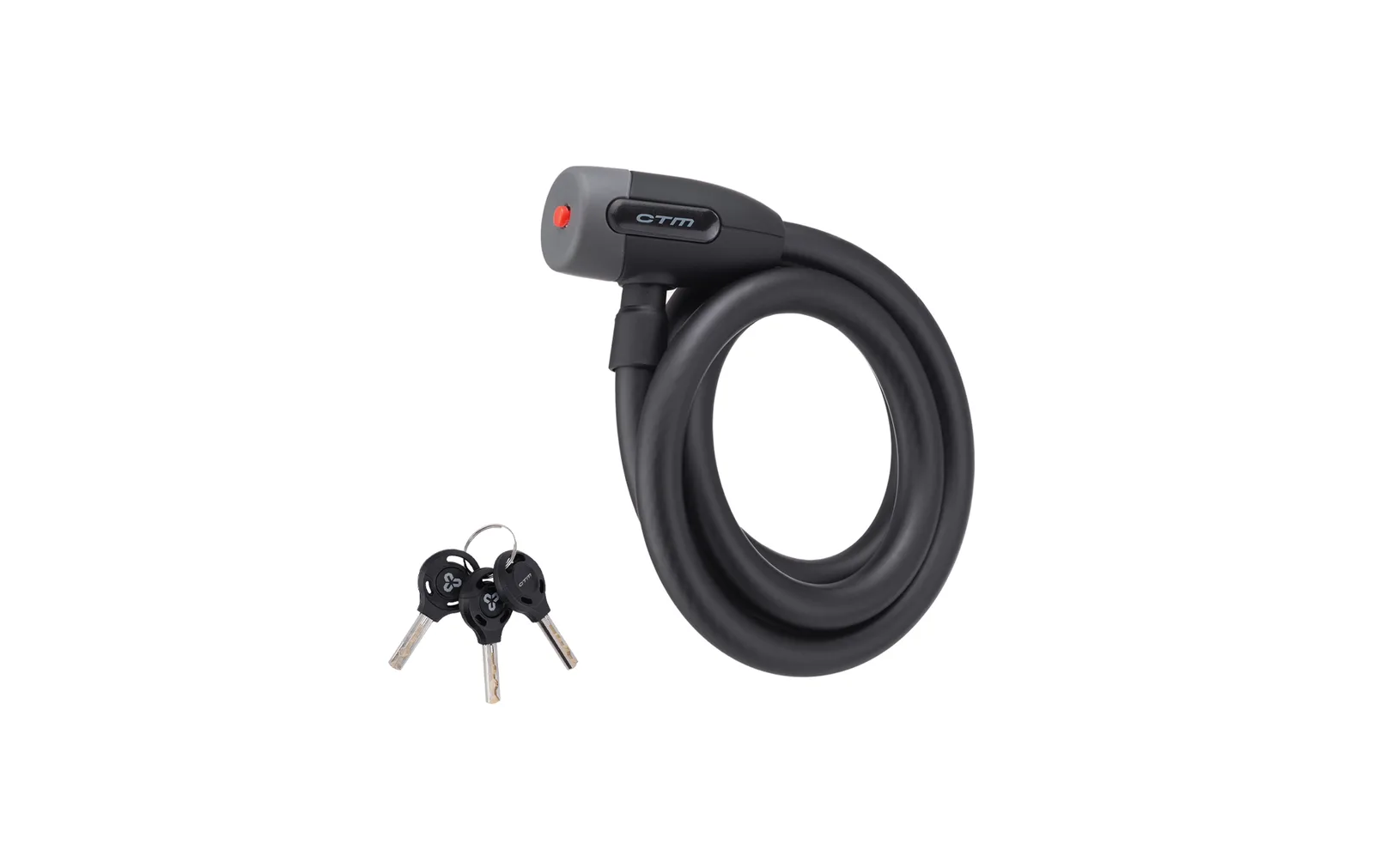 Zámek spirálový CTM CABLE, 15x1500mm
