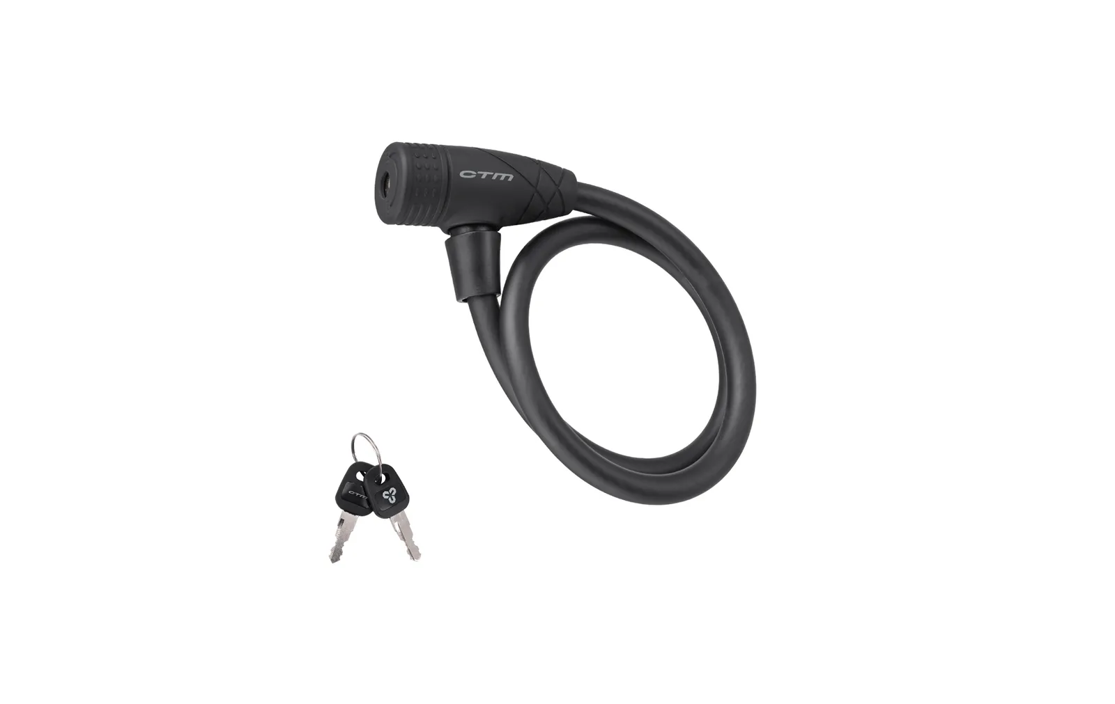 Zámek spirálový CTM CABLE, 10x650mm
