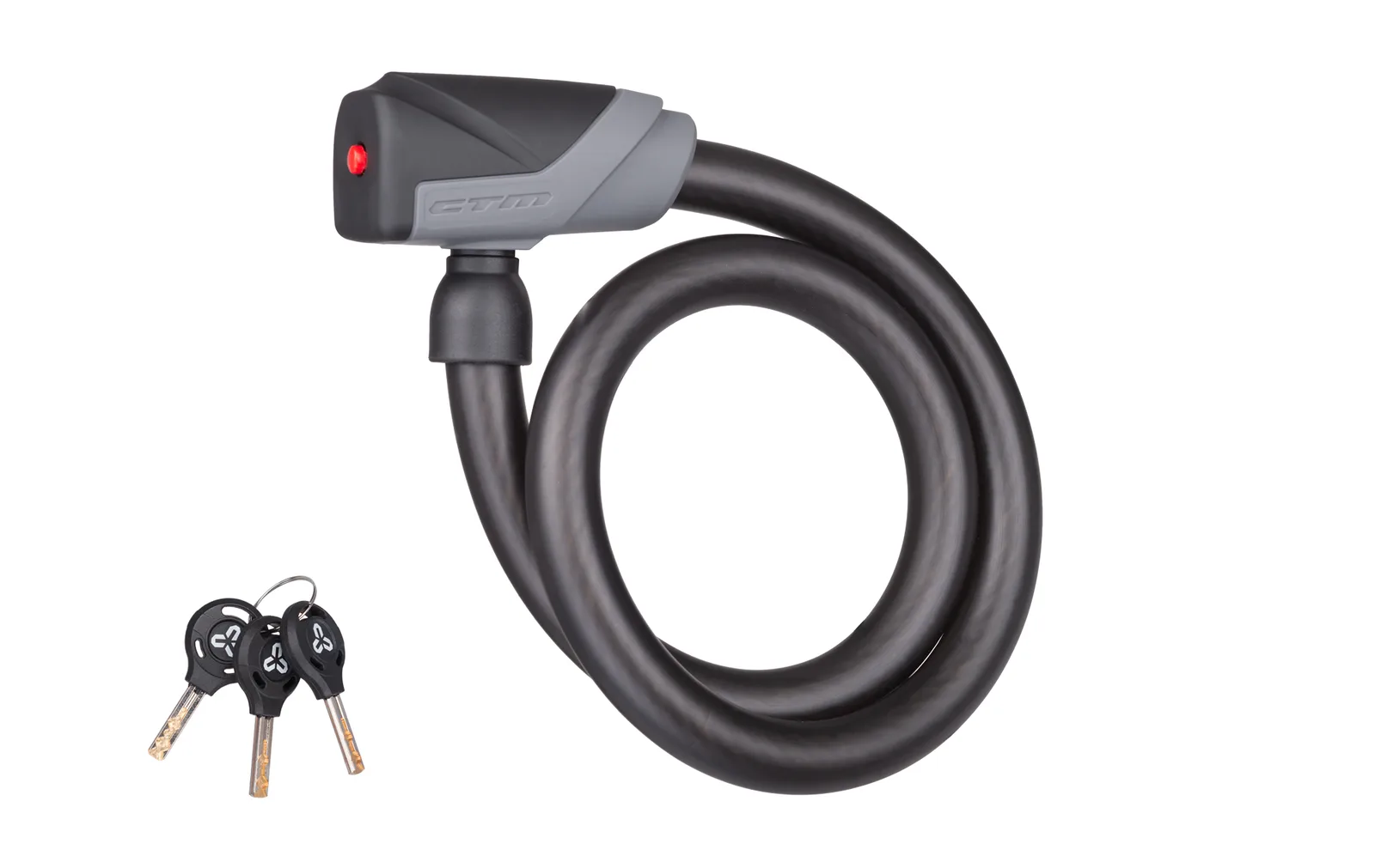 Zámek spirálový CTM CABLE, 18x800mm