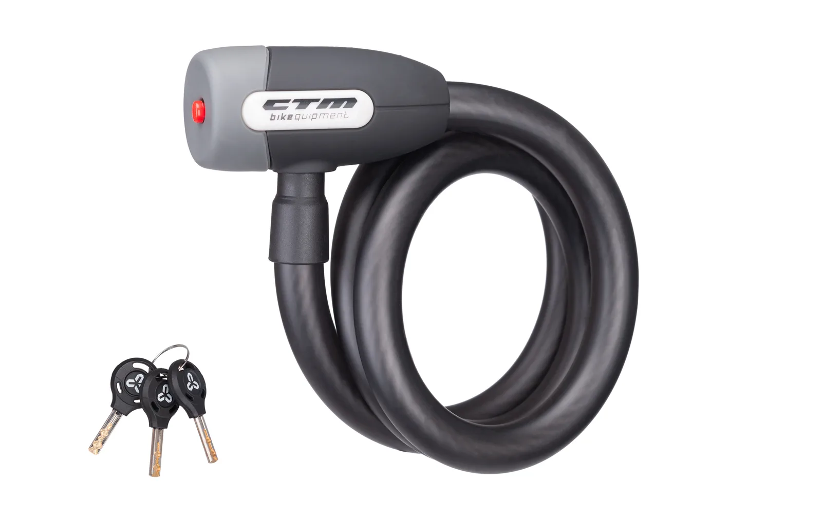 Zámek spirálový CTM CABLE, 15x1000mm