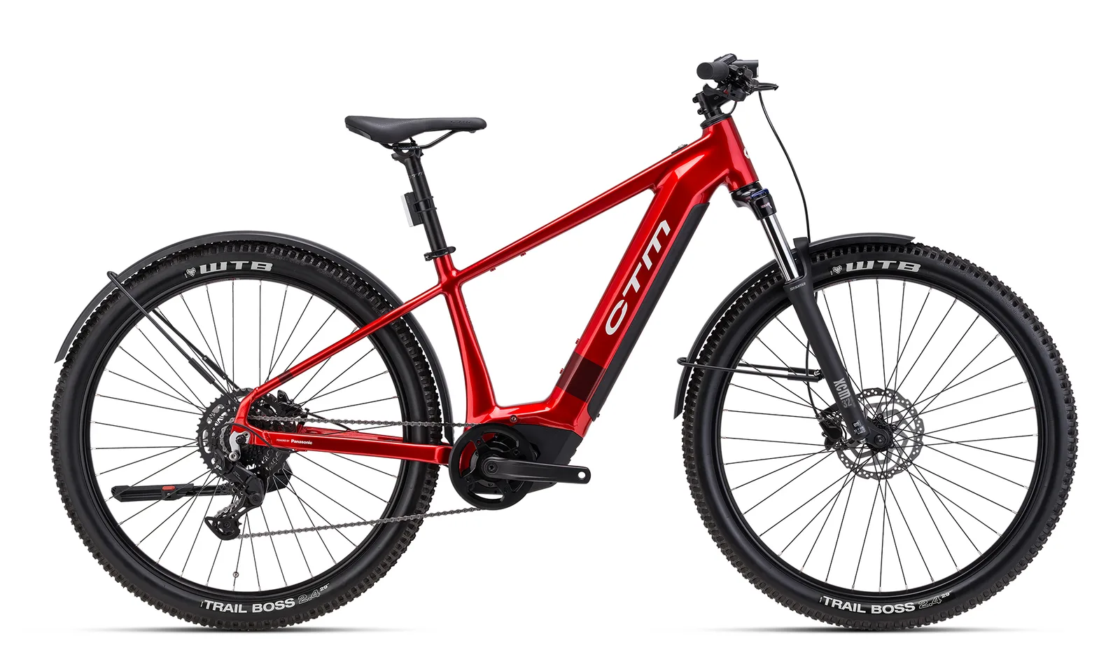 Horské elektrokolo CTM PULZE GX E-Allroad - červená
