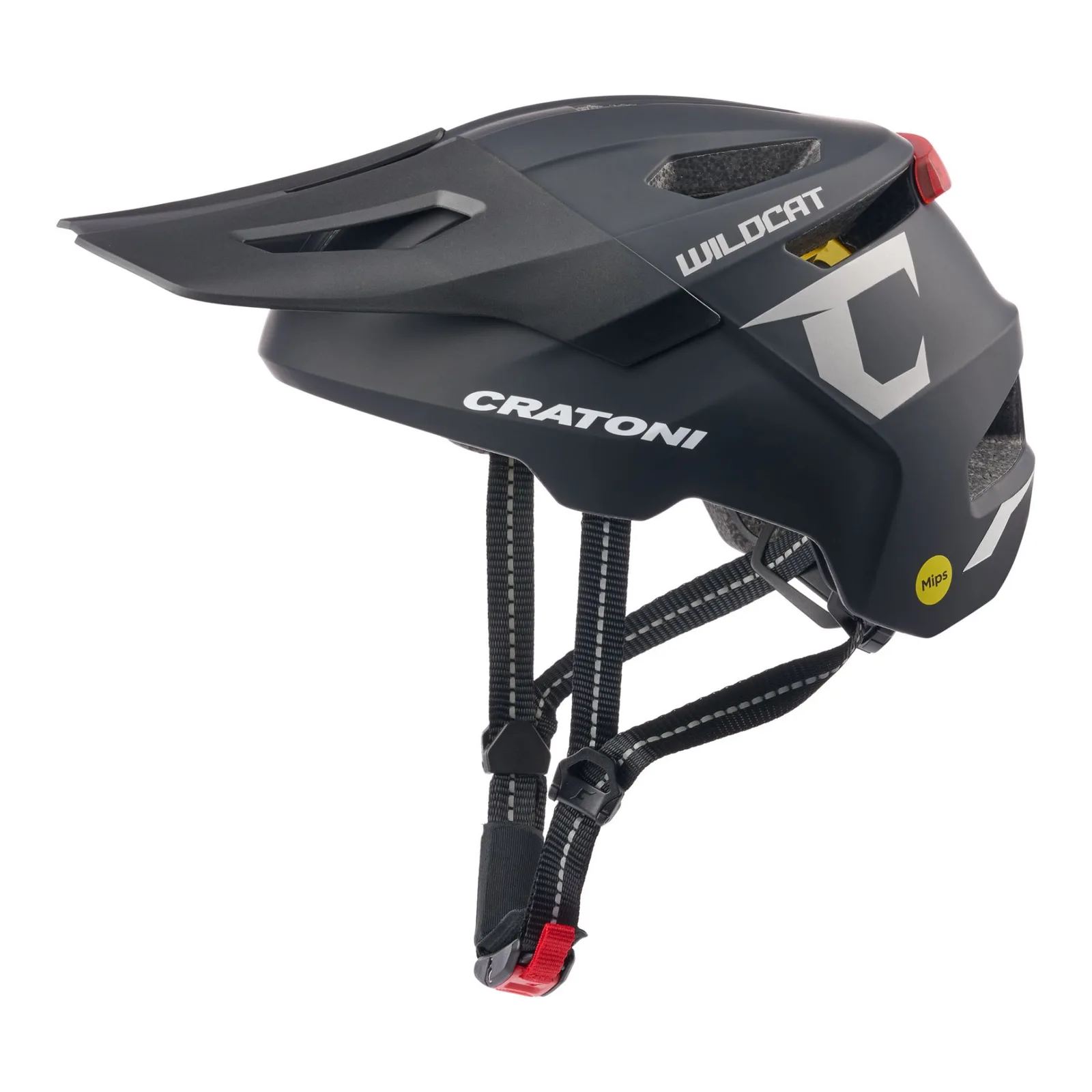 Dětská helma CRATONI WildCat MIPS Black Matt - S/M (49-56cm)