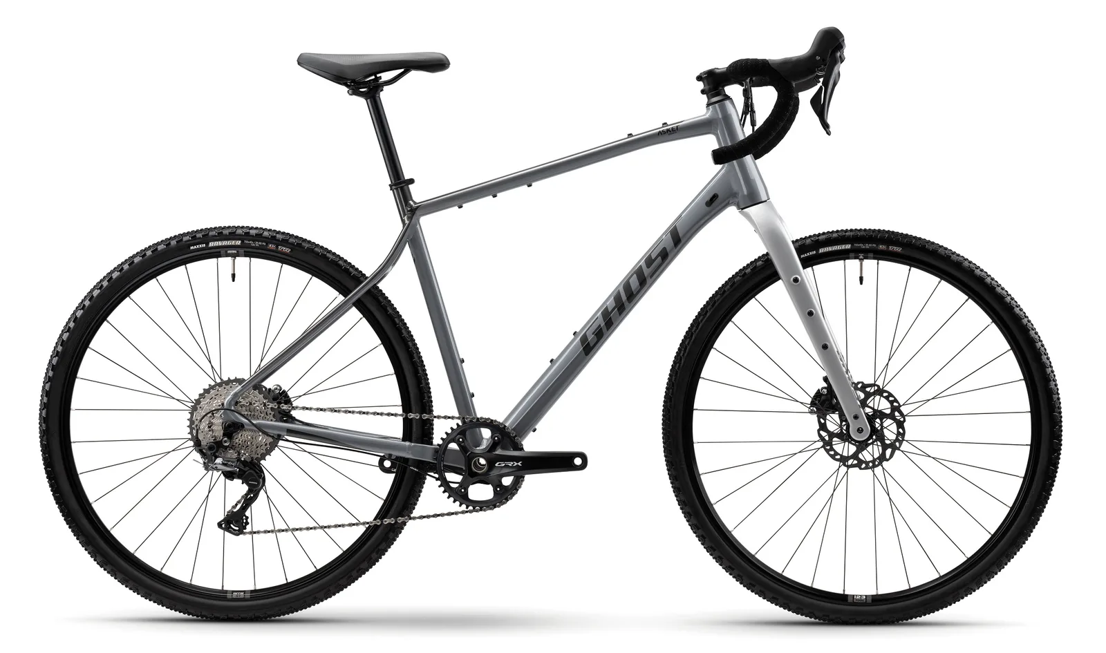 GHOST Asket AL Advanced Light Grey/Metallic Anthracite - L