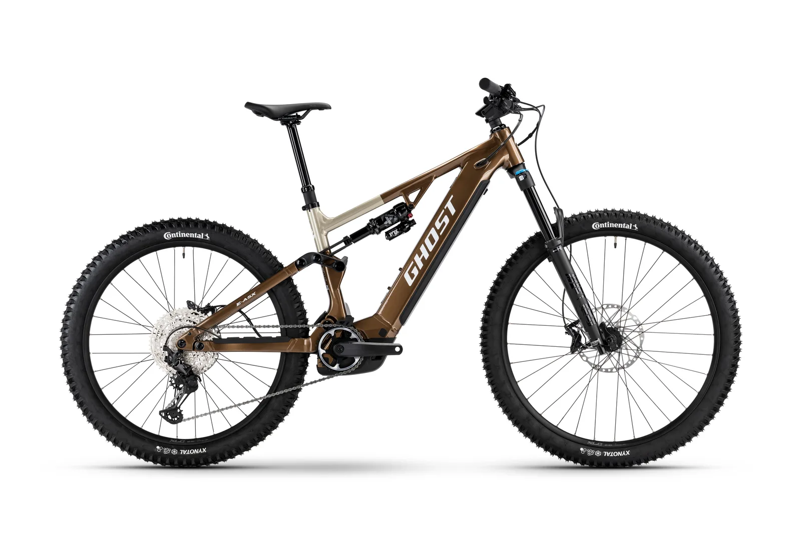 GHOST E-ASX Advanced Brown Bear/Stone Glossy