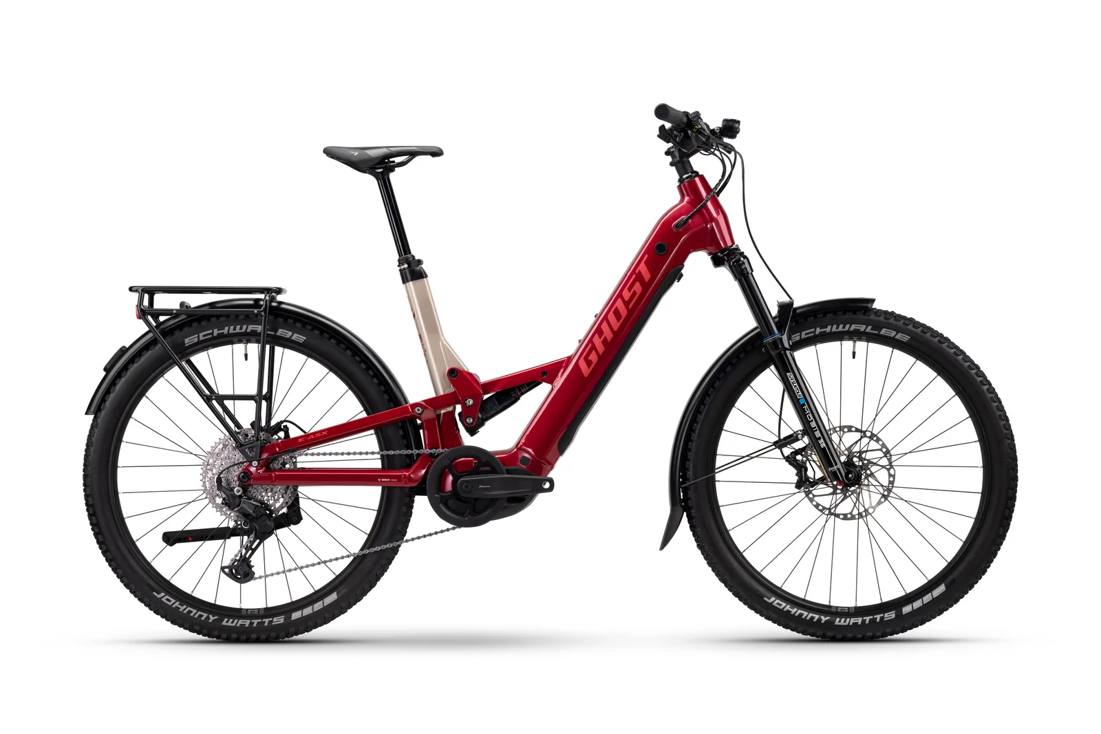GHOST E-ASX Essential Low EQ Rebel Red/Coffee Pebble