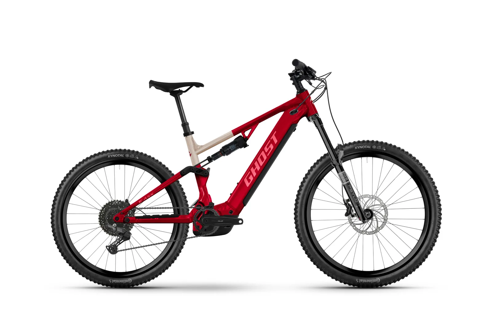 GHOST E-ASX Essential Rebel Red/Pebble Glossy