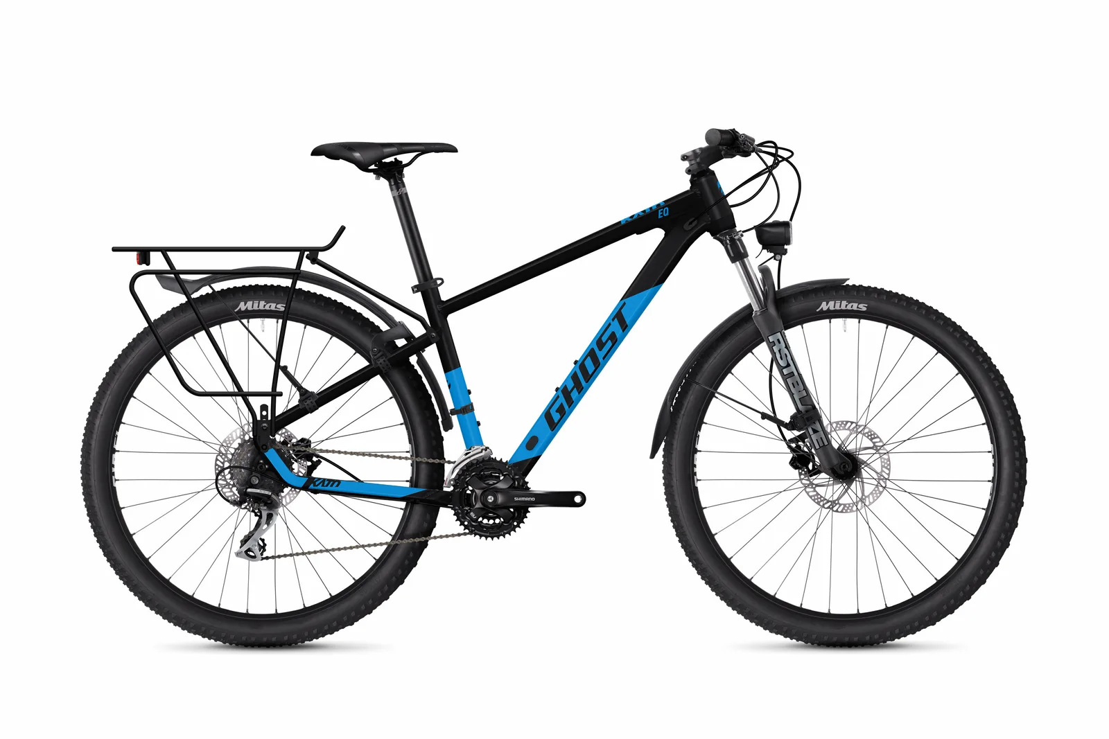 GHOST Kato EQ 27.5 Black/Bright Blue Matt
