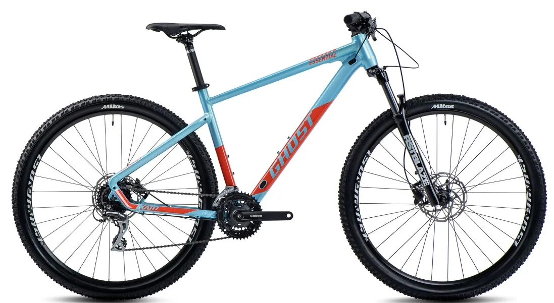 GHOST Kato Essential 29 Baby Blue Pearl/Dark Orange - S